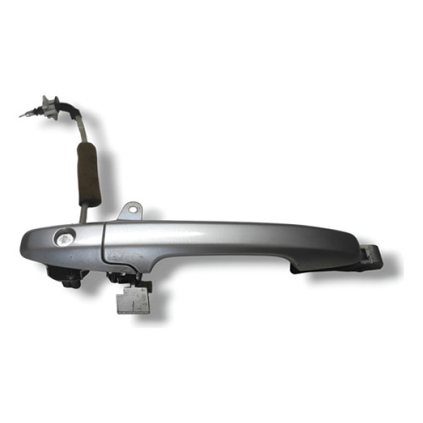 Maçaneta Porta Dianteiro Esquerda Honda Civic 2008 2011 Orig Cinza Dianteira