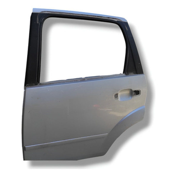 Porta Traseira Esquerda Ford Fiesta 2010 A 2014 Original Traseira Esquerda Prata