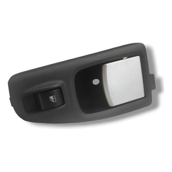 Maçaneta Interna Traseira Esquerda Fiat Idea 2016 Original Preto Traseira