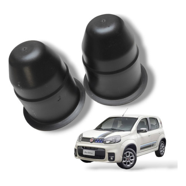 Tampa Amortecedor Traseiro Fiat Uno Way Vivace 2010 2018 Org Preto