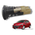 Acendedor 12v Peugeot 207 2008 2009 2010 2011 Prata