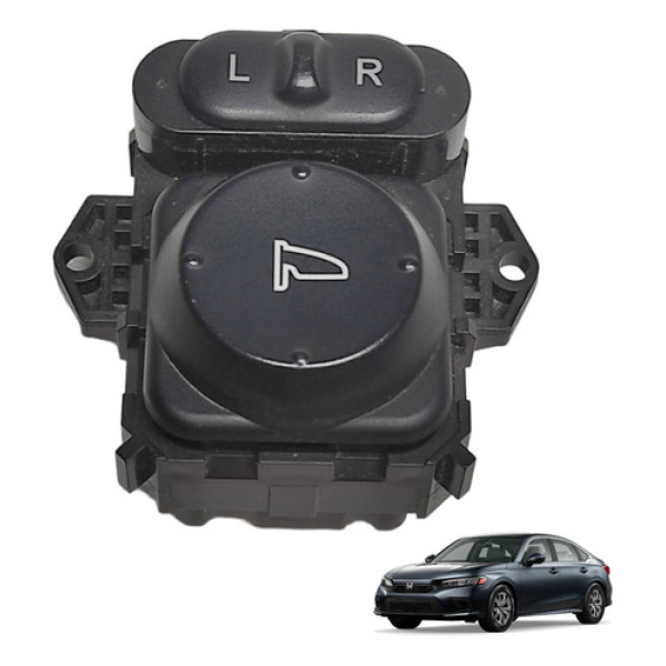 Botão Controle Retrovisor Elétrico Honda New Civic 2012 2014