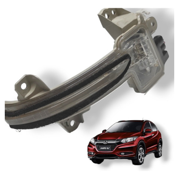 Pisca Seta Do Retrovisor Esquerdo Honda Hrv Hr V 2016 A 2020 Esquerdo Laranja