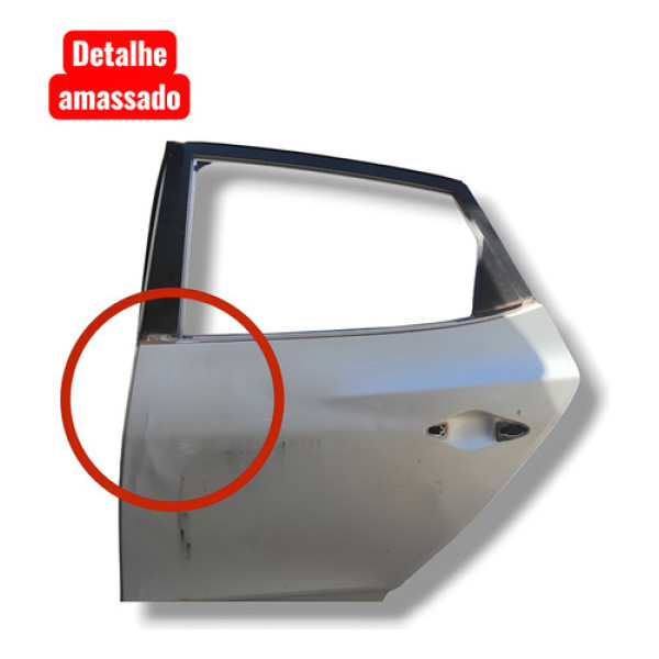 Porta Traseira Esquerda Hyundai 35 2012 A 2016 Original Traseira Esquerda Prata