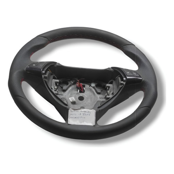 Volante Direção Com Comando Fiat Bravo 2012 Origina Preto