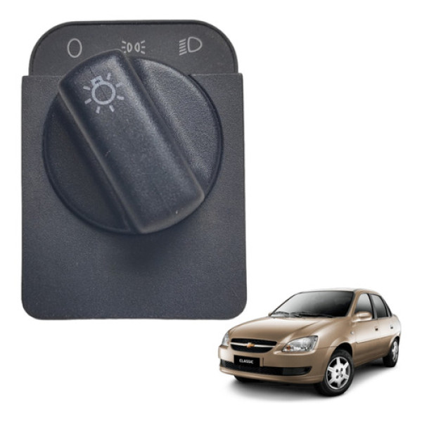 Botão Chave Farol Comando Luz N Gm Classic Corsa 1994 A 2015