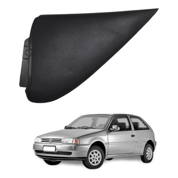 Moldura Interna Retrovisor Esquerdo Vw Gol 1999 37785750605 Preta