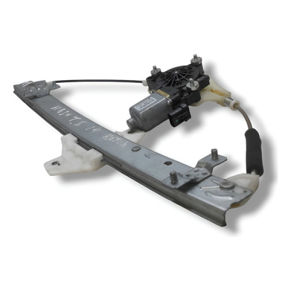 Máquina De Vidro Traseiro Esquerda Hb20 2014 A 2018 Original Prata