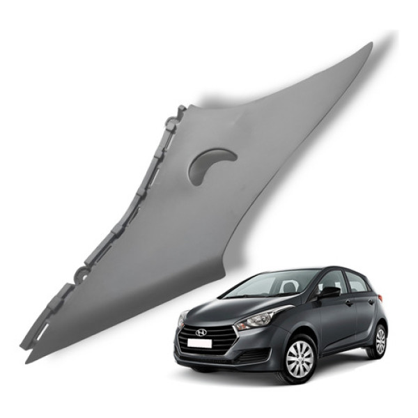 Moldura Acabamento Traseiro Coluna Direito Hb20 2013 A 2020 Cinza