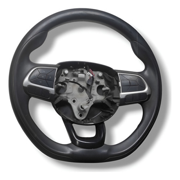 Volante Direção Com Comando Fiat Argo 2022 Original  Preto