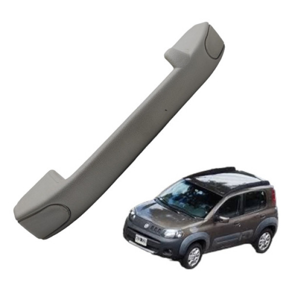 Alça De Teto Fiat Uno Way Original 2011 A 2013 Cinza