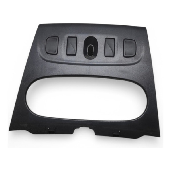 Moldura Botão Comando Ar Renault Sandero 2016 A 2020 Origina Preto