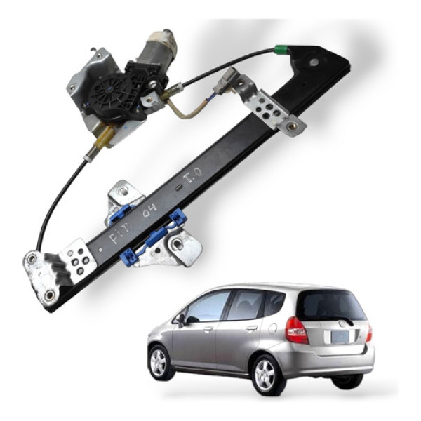 Maquina Vidro Elétrico Traseiro Direito Honda Fit 2007 Bosch