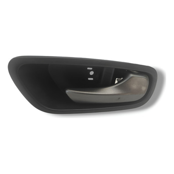 Maçaneta Interna Traseira Esquerda Fiat Uno Way 2014 Ori Preto Dianteira