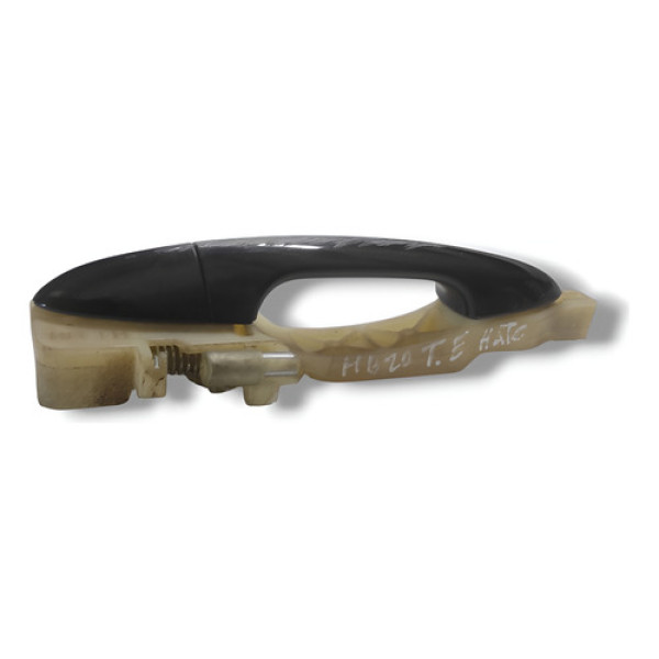 Maçaneta Externa Traseira Esquerda Hyundai Hb20 Hatch 2014 Preto