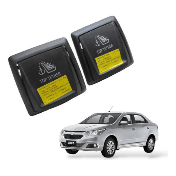 Tampa Top Tether Bebê Conforto Gm Cobalt 2016 2017 2018 2019 Preta