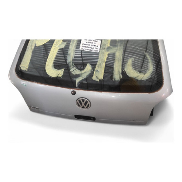 Tampa Traseira Volkswagen Gol G3  2000 A 2007 Original  Prata
