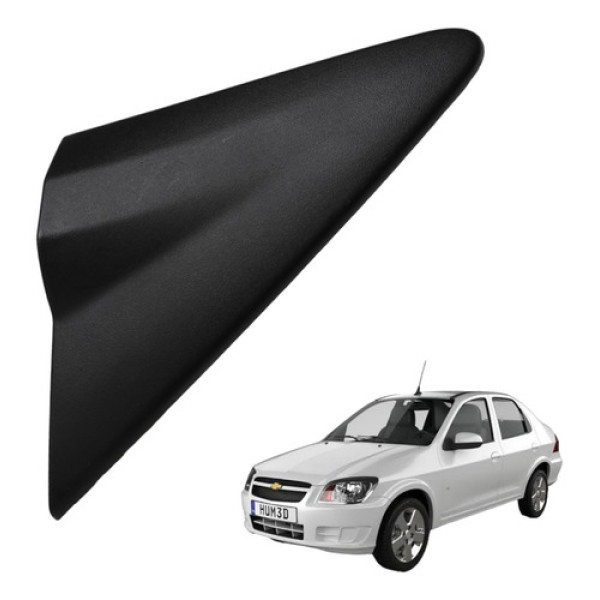Moldura Acabamento Retrovisor Externo Esquerdo Onix 2022 Preto