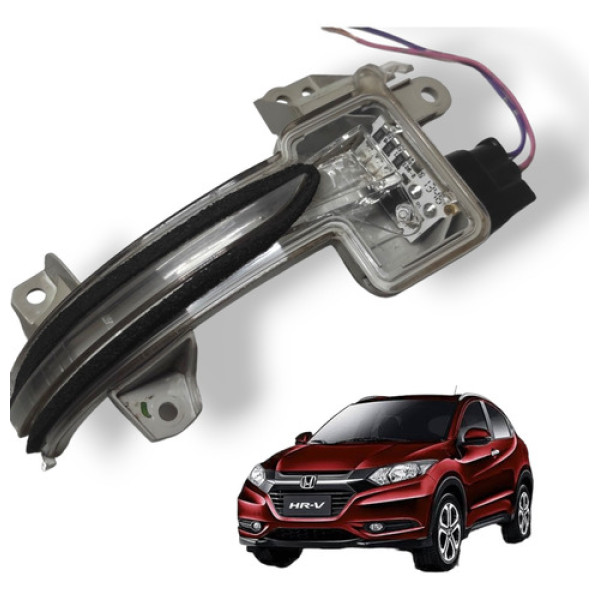 Pisca Seta Retrovisor Lado Esquerdo Honda Hr-v 2016 A 2020 Esquerdo Laranja