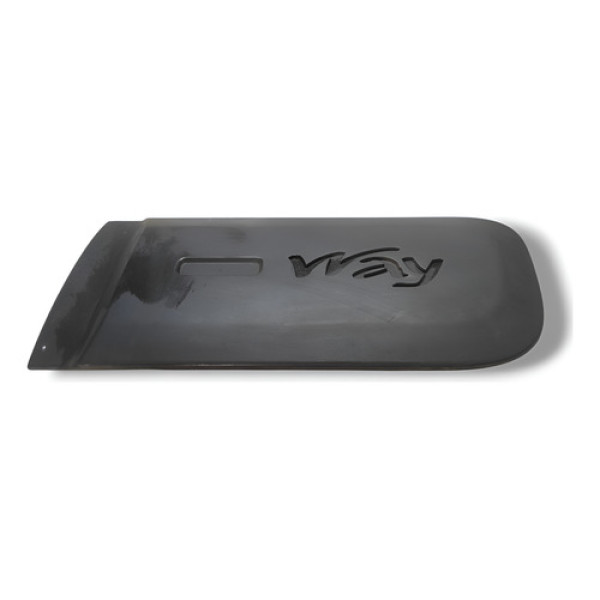 Moldura Friso Porta Traseira Esquerda Fiat Uno Way 2015 Ori Preto