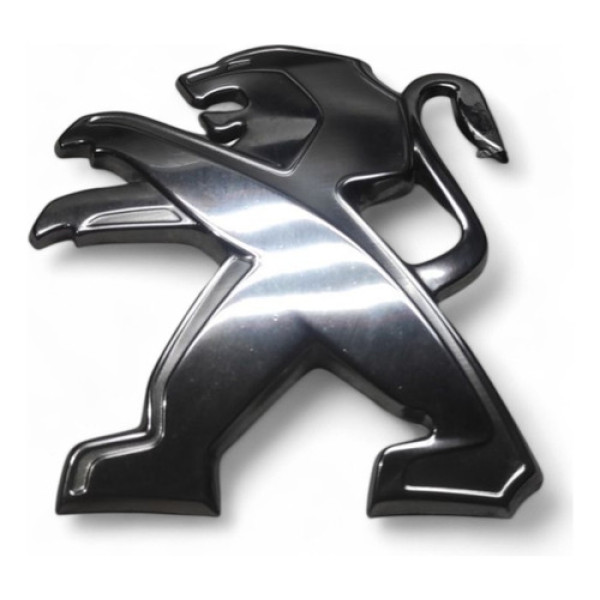 Emblema Logo Peugeot Capo Original  Prata