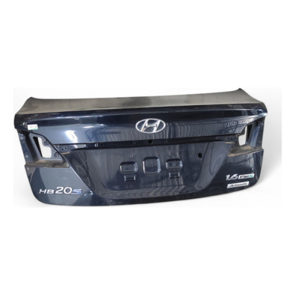 Tampa Traseira Hyundai Hb20 Sedan 2013 A 2017 Original  Azul