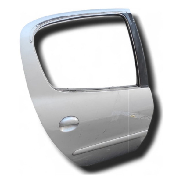 Porta Traseira Direita Peugeot 207 Passion 2007 Original  Traseira Cinza