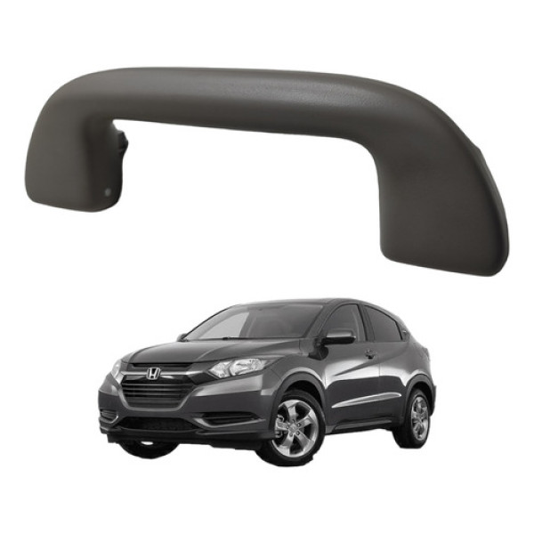Puxador Alca De Teto Pqp Honda Hrv 2016 A 2022 Cinza