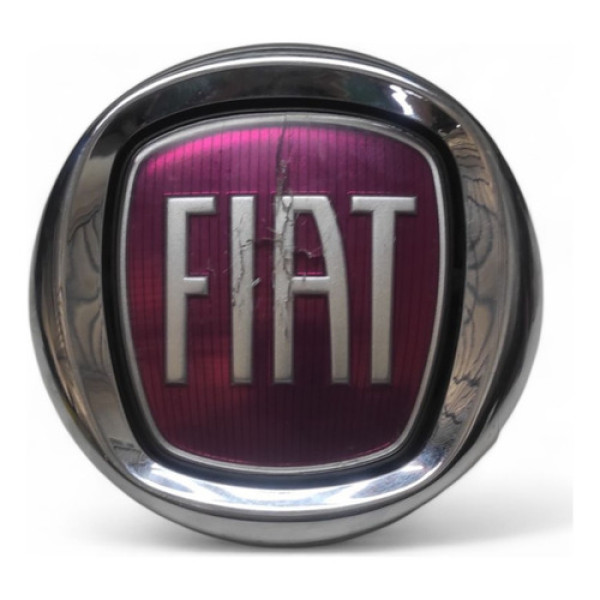 Emblema Fechadura Traseira Fiat Strada 2013 A 2018 Original  Cinza