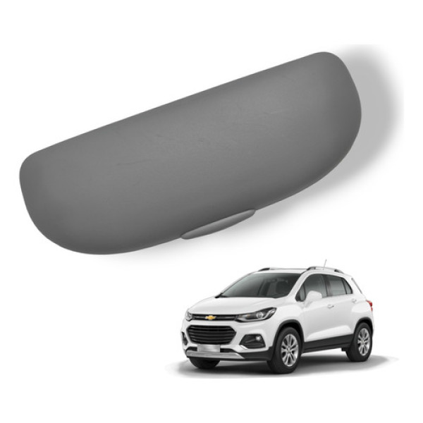 Porta Óculos Lado Motorista Gm Tracker 2014 A 2020 Original Cinza