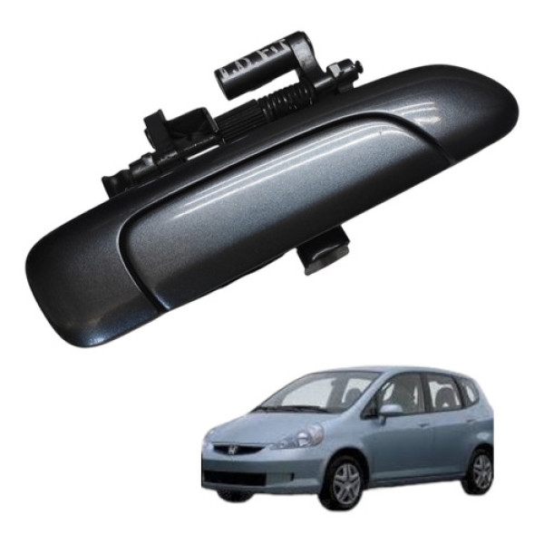 Maçaneta Externa Honda Fit Traseira Direita 2004 A 2008  Cinza Traseira