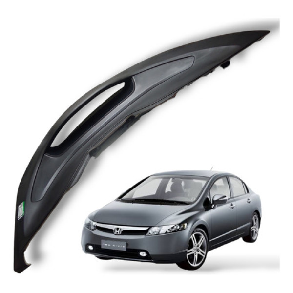 Acabamento Painel Superior Honda New Civic 2007 A 2011 Orgnl Preto