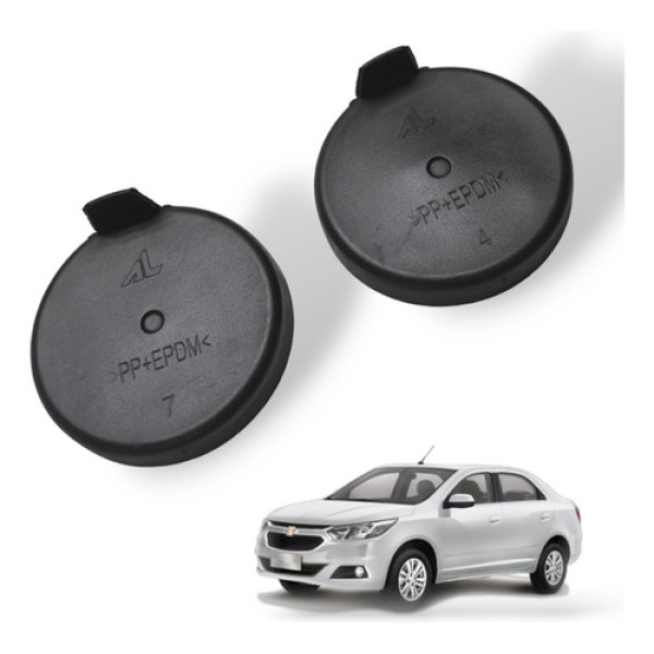 Par De Tampa Farol Chevrolet Cobalt 2018 2019 2020 8,9cm Al