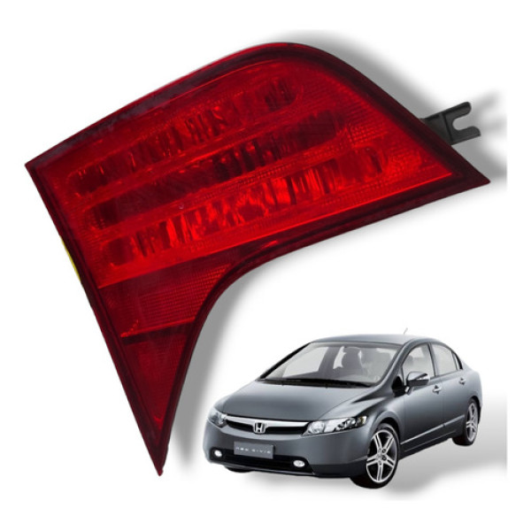 Lanterna Tampa Esquerda Honda New Civic 2007 A 2011 Original