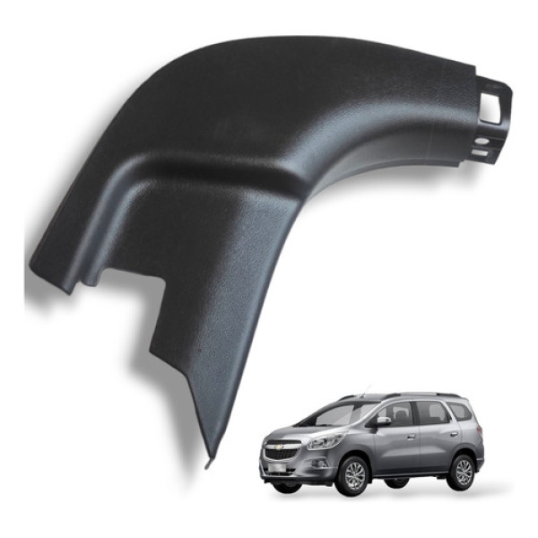 Acabamento Soleira Dianteiro Porta Coluna G Spin 2013 A 2018 Preto